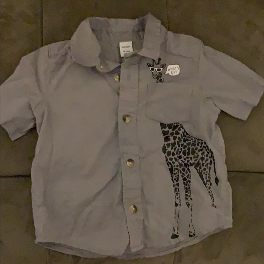 Short sleeve toddler boys shirt!